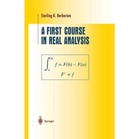 A First Course in Real Analysis [Paperback]