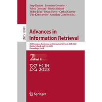 Advances in Information Retrieval: 45th European Conference on Information Retri [Paperback]