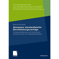 Akzeptanz standardisierter Dienstleistungsvertr?ge: Konzeptualisierung und empir [Paperback]