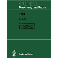 Automatisierung der Justage von Drehankerrelais [Paperback]