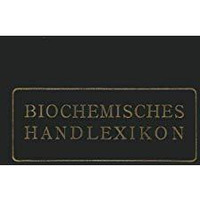 Biochemisches Handlexikon: XIII. Band (6. Erg?nzungsband) [Paperback]