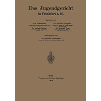 Das Jugendgericht in Frankfurt a. M. [Paperback]