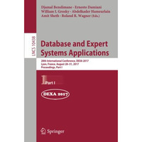 Database and Expert Systems Applications: 28th International Conference, DEXA 20 [Paperback]