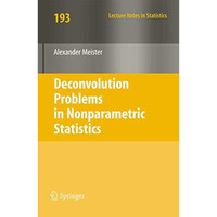 Deconvolution Problems in Nonparametric Statistics [Paperback]