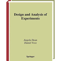 Design and Analysis of Experiments [Paperback]