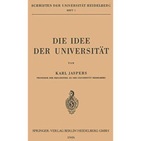 Die Idee der Universit?t [Paperback]