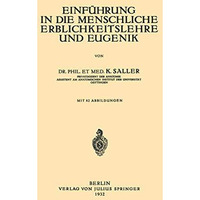 Einf?hrung in die Menschliche Erblichkeitslehre und Eugenik [Paperback]