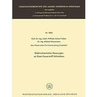 Elektrochemische Messungen an Eisen-Sauerstoff-Schmelzen [Paperback]