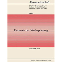 Elemente der Werbeplanung [Paperback]