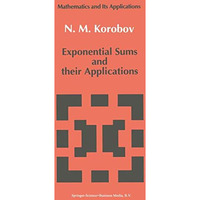 Exponential Sums and their Applications [Hardcover]