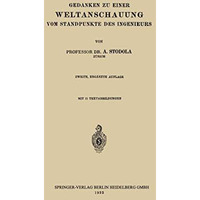 Gedanken zu Einer Weltanschauung vom Standpunkte des Ingenieurs [Paperback]