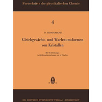 Gleichgewichts- und Wachstumsformen von Kristallen [Paperback]