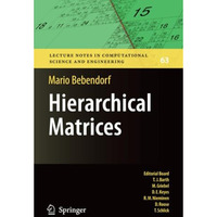 Hierarchical Matrices: A Means to Efficiently Solve Elliptic Boundary Value Prob [Paperback]