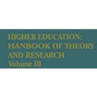 Higher Education: Handbook of Theory and Research: Volume III [Hardcover]