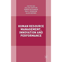 Human Resource Management, Innovation and Performance [Hardcover]