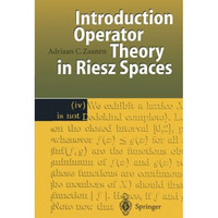 Introduction to Operator Theory in Riesz Spaces [Paperback]