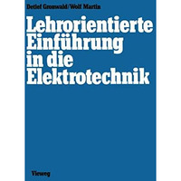 Lehrorientierte Einf?hrung in die Elektrotechnik [Paperback]