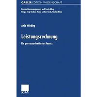 Leistungsrechnung: Ein prozessorientierter Ansatz [Paperback]