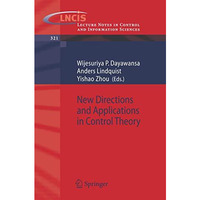 New Directions and Applications in Control Theory [Paperback]