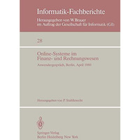 Online-Systeme im Finanz- und Rechnungswesen: Anwendergespr?ch Berlin, 29.30. A [Paperback]