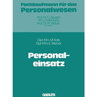 Personaleinsatz [Paperback]