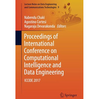 Proceedings of International Conference on Computational Intelligence and Data E [Paperback]