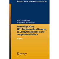 Proceedings of the 2011 2nd International Congress on Computer Applications and  [Paperback]