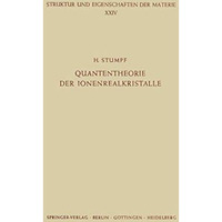 Quantentheorie der Ionenrealkristalle [Paperback]