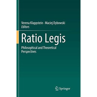 Ratio Legis: Philosophical and Theoretical Perspectives [Paperback]