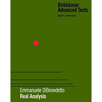 Real Analysis [Paperback]