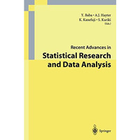 Recent Advances in Statistical Research and Data Analysis [Paperback]