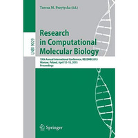 Research in Computational Molecular Biology: 19th Annual International Conferenc [Paperback]