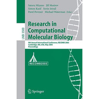 Research in Computational Molecular Biology: 9th Annual International Conference [Paperback]