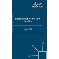 Researching Intimacy in Families [Paperback]