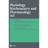 Reviews of Physiology, Biochemistry and Pharmacology [Paperback]