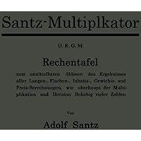 Santz-Multiplikator D.R.G.M. [Paperback]