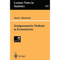 Semiparametric Methods in Econometrics [Paperback]