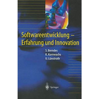 Softwareentwicklung: Erfahrung und Innovation [Paperback]