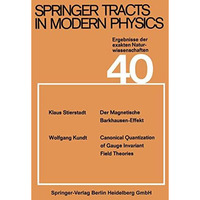 Springer Tracts in Modern Physics [Paperback]