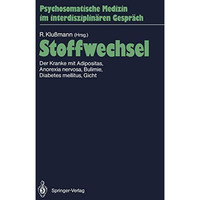 Stoffwechsel: Der Kranke mit Adipositas, Anorexia nervosa, Bulimie, Diabetes mel [Paperback]