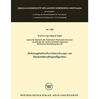 Str?mungstechnische Untersuchungen von Staubniederschlagsme?ger?ten [Paperback]