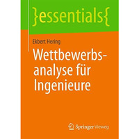 Wettbewerbsanalyse f?r Ingenieure [Paperback]