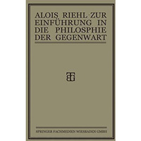 Zur Einf?hrung in die Philosophie der Gegenwart [Paperback]