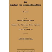 Zur Regelung von Automobilmaschinen [Paperback]