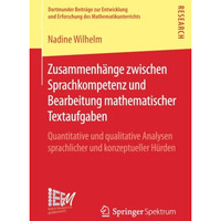 Zusammenh?nge zwischen Sprachkompetenz und Bearbeitung mathematischer Textaufgab [Paperback]