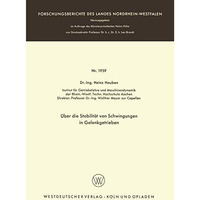 ?ber die Stabilit?t von Schwingungen in Gelenkgetrieben [Paperback]