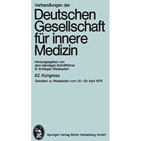 82. Kongre?: Gehalten zu Wiesbaden, 25.-29. April 1976 [Paperback]