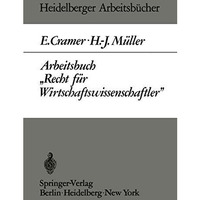 Arbeitsbuch Recht f?r Wirtschaftswissenschaftler [Paperback]