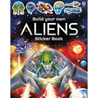 Build Your Own Aliens Sticker Book [Paperback]