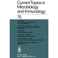 Current Topics in Microbiology and Immunology / Ergebnisse der Microbiologie und [Paperback]